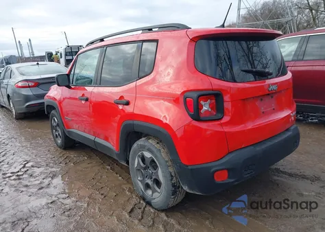 2017 Jeep Renegade Sport Fwd z USA, uszkodzony, nr VIN ZACCJAAH9HPF17713